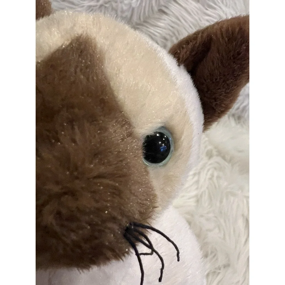Ganz Webkinz Signature Plush Beige & Brown‎ Stuffed Animal Siamese Cat 8
